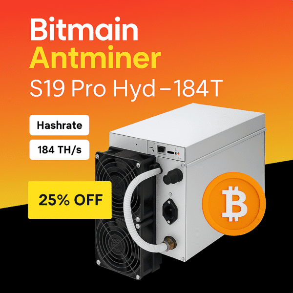 Antminer S19 Pro Hydro – 184Th/s