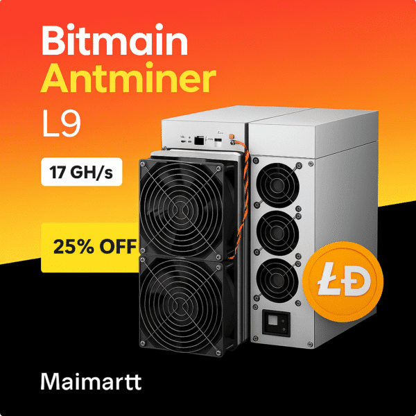 Bitmain Antminer L9 – 17GH/s LTC/DOGE Miner