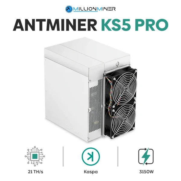 Bitmain Antminer KS5 Pro – 21 TH/s Efficient Crypto Miner