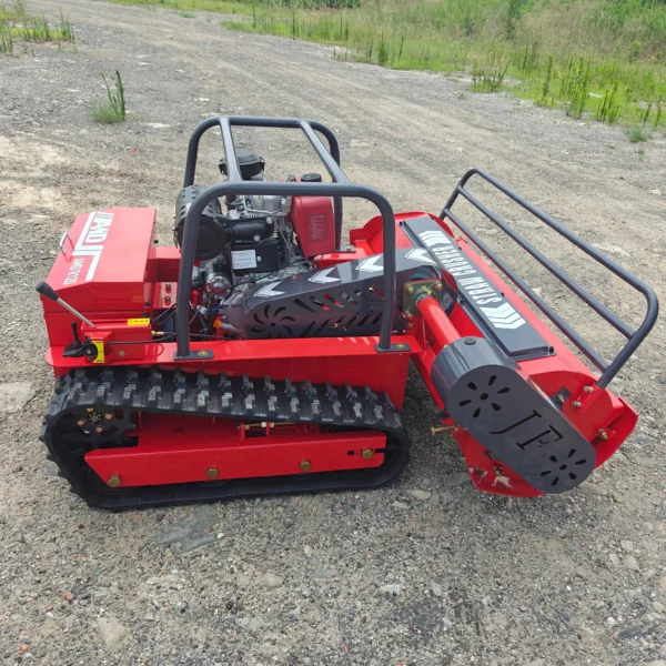 Lawn Mower Gasoline Farm Crawler Wheel Self Propelled Robot Grass Cutter Lawn Mower - Image 6