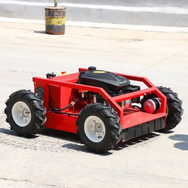 Crawler Remote Control Robot Lawn Mower Remote Control Slope Mower Self Propelled Gasoline Lawn Mower