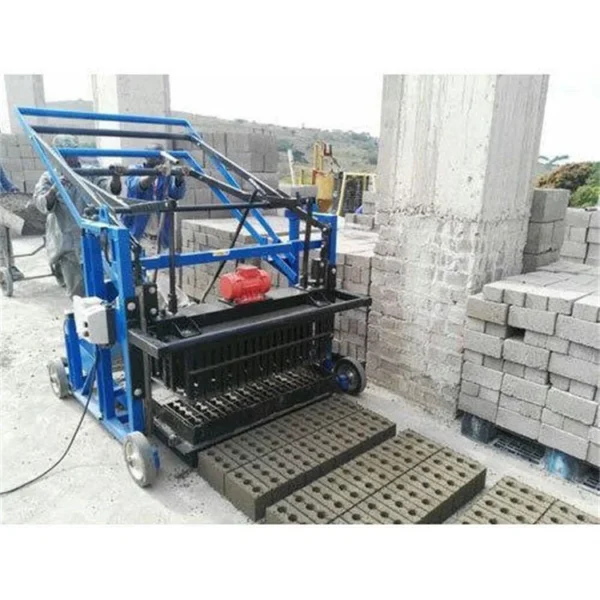 Ghana Lowest Cost Semi Auto Paver Machinery Manual Brick Cement Bricks Making Machine with Raw Material and New Condition - Image 6