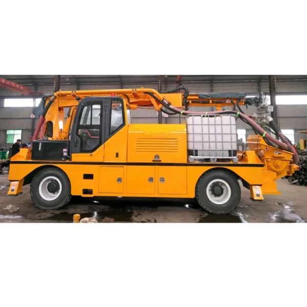 Good Quality Robotic Shotcrete Machine Concrete Shotcrete Pump Spraying Machine with 30CBM/h Truck Mounted Shotcrete Machine - Image 4