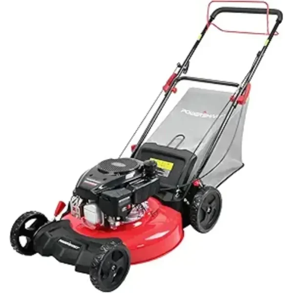 Gas Lawn Mower 21-Inch 144cc OHV Engine RWD 3-in-1 with Bagging 2024 Version Adjustable Mowing Height