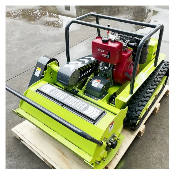 Remote Control Flail Mower Robot CE EPA Certified 550mm 800mm 1000mm Cutting Width - Image 5