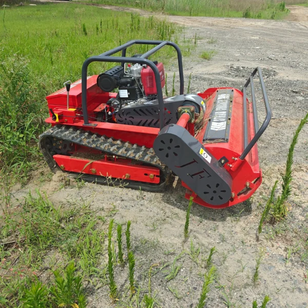 Lawn Mower Gasoline Farm Crawler Wheel Self Propelled Robot Grass Cutter Lawn Mower - Image 5