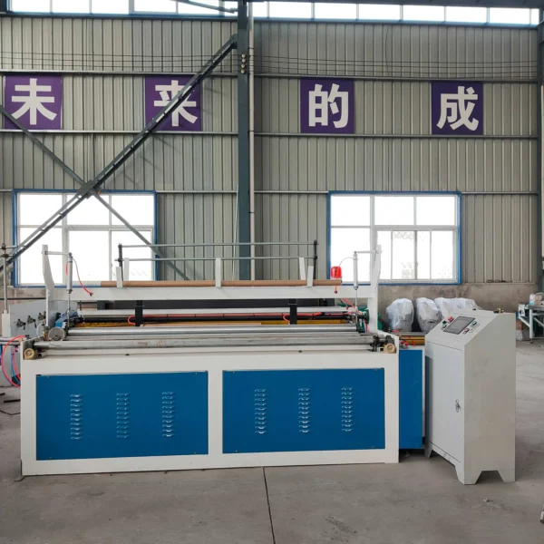 Full Set Toilet Paper Making Machine Production Line Including Rewinder Cutter And Sealing Packing Machine - Image 3