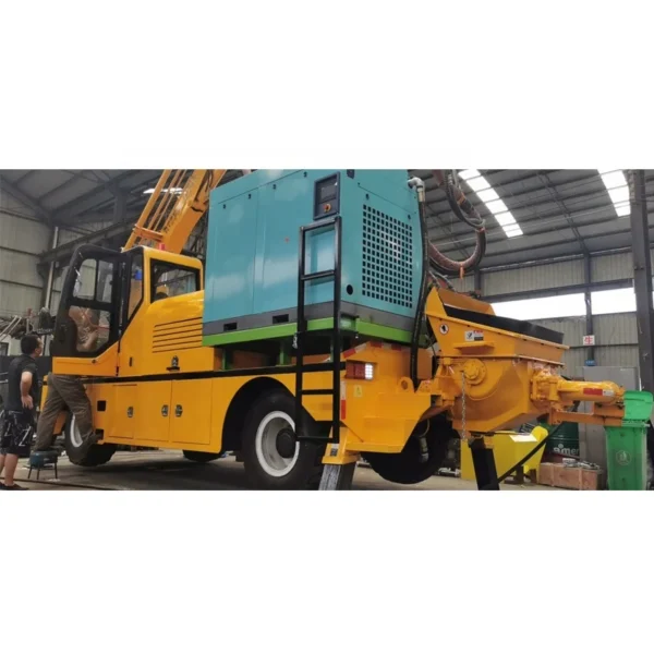 Good Quality Robotic Shotcrete Machine Concrete Shotcrete Pump Spraying Machine with 30CBM/h Truck Mounted Shotcrete Machine - Image 2