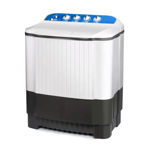 Portable Washing Machine Twin Tub Washer Dryer Combo 24lbs Capacity Easy to Use Lightweight Quick Drain Ideal Camping Dorms - Image 2