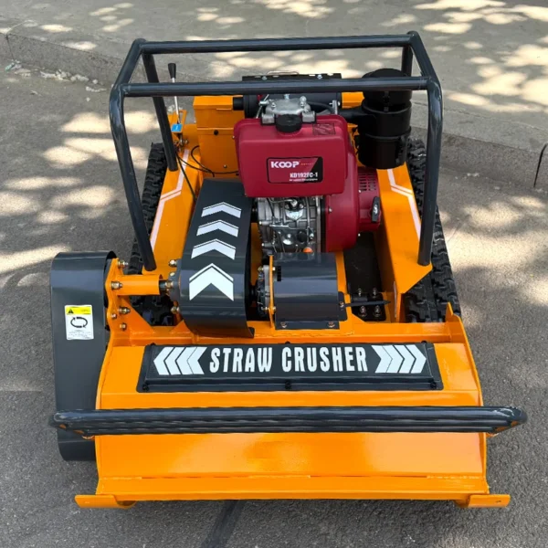 Customized High Quality Heavy Duty Remote Controlled Powered Flail Mower for Agriculture and Forestry Weeding Crawler Mower - Image 5