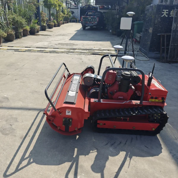 Lawn Mower Gasoline Farm Crawler Wheel Self Propelled Robot Grass Cutter Lawn Mower