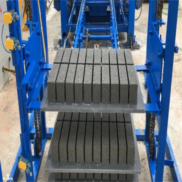 Ghana Lowest Cost Semi Auto Paver Machinery Manual Brick Cement Bricks Making Machine with Raw Material and New Condition - Image 2